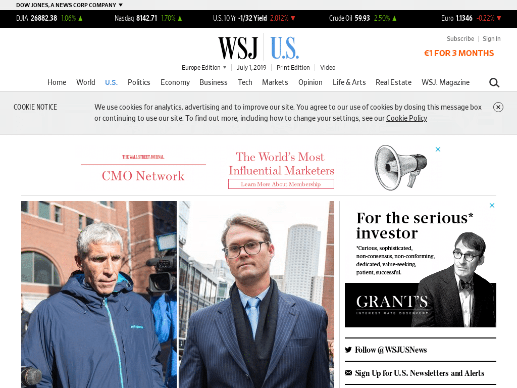 Best WordPress Design - The Wall Street Journal Law Blog