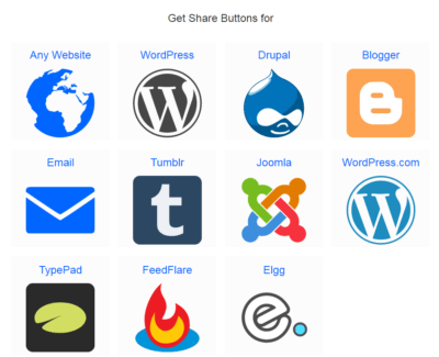 AddtoAny Social Buttons