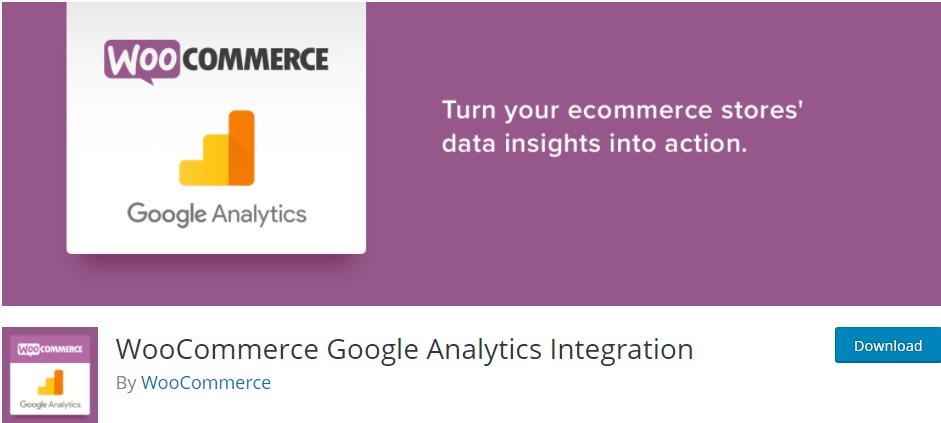 Google Analytics Integration tool for WooCommerce