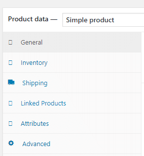 Product Data Options