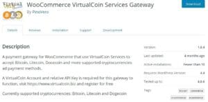 WooCommerce VirtualCoin Services Gateway