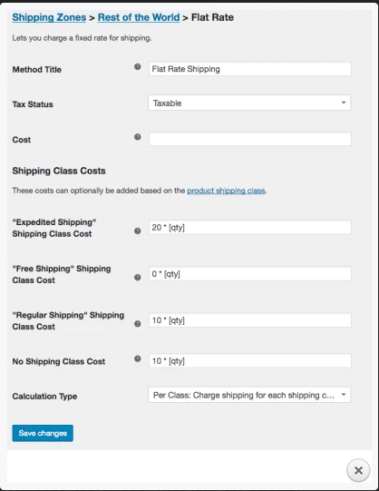 Standard Vs Flat Rate Shipping Fee in WooCommerce in 2024