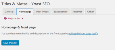 Yoast - Homepage