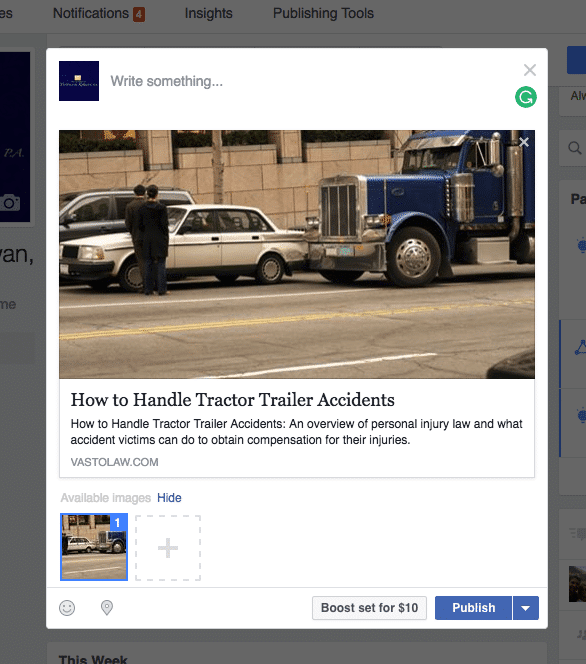 Example Facebook Ad