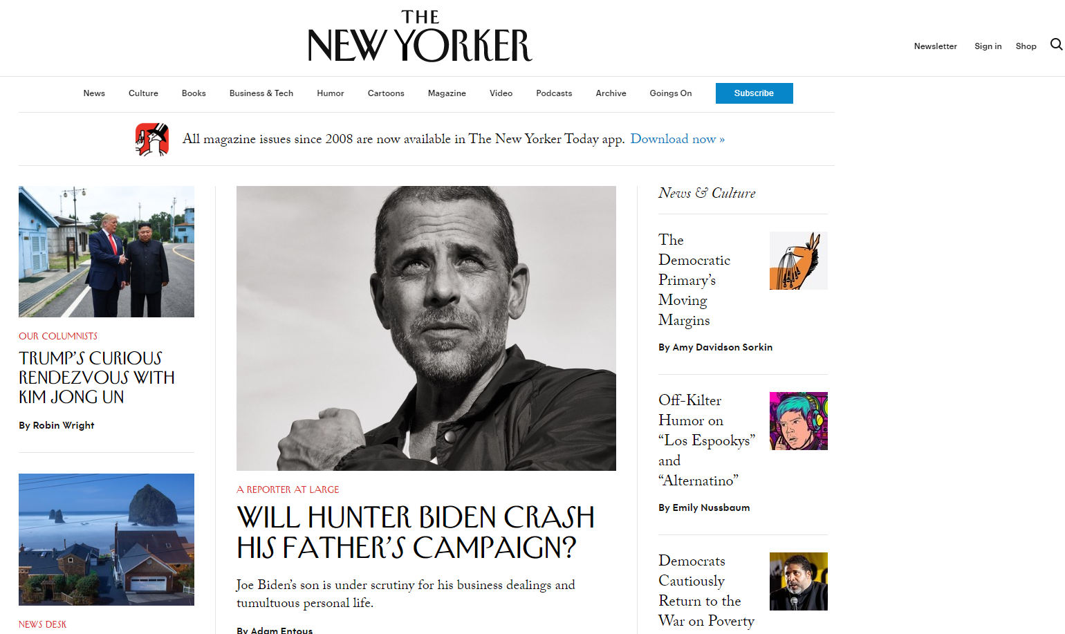 Best WordPress Design - The New Yorker