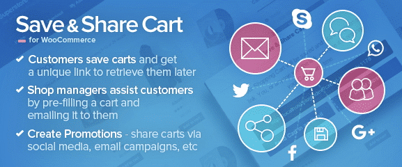 Save & Share Cart for WooCommerce