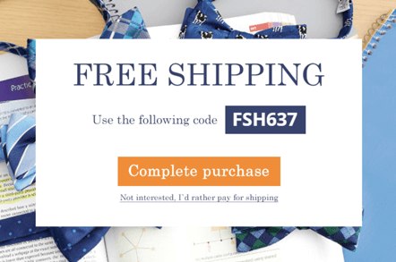 WooCommerce Free Shipping Example