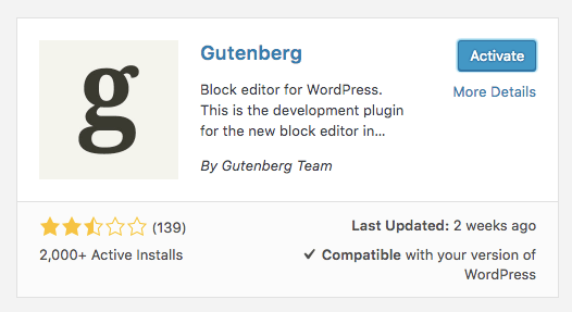 Wordpress Gutenberg Download