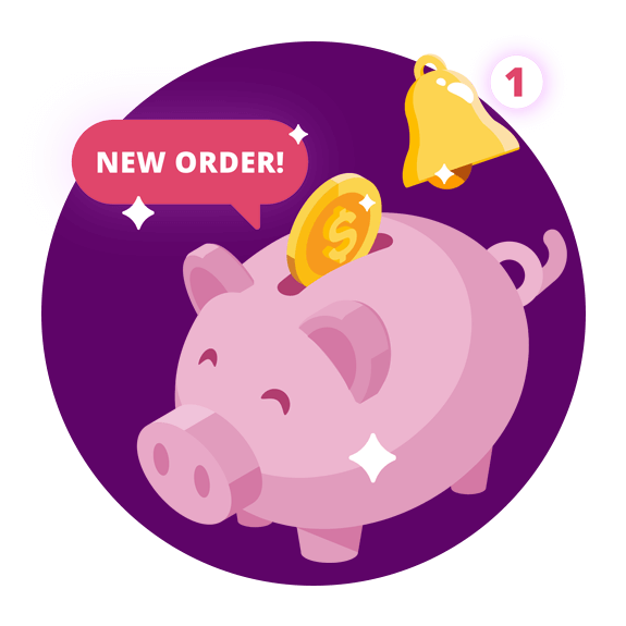 WooCommerce ChaChing Icon for order notification