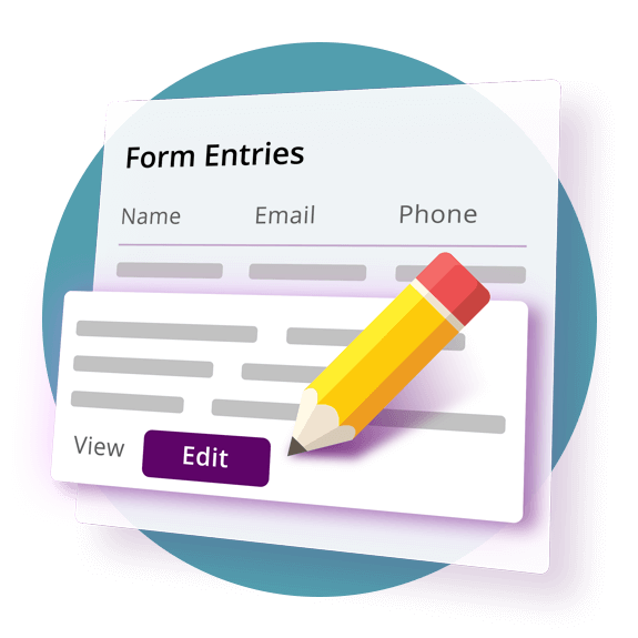 Edit entries for gravity forms Icon