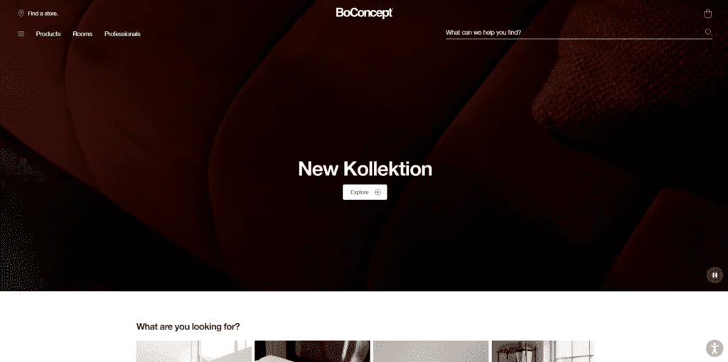 BoConcept - Website Design