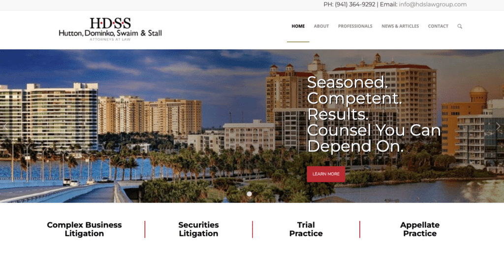 HDS Law Group Website Design