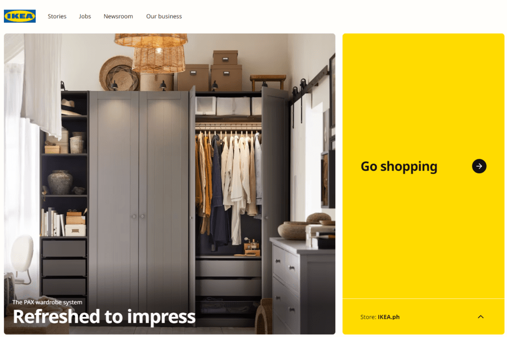 Ikea - Website Design