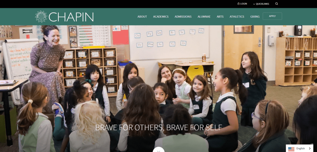 The Chapin School - Website Design