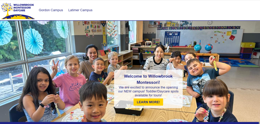 Willowbrook Montessori - Website Design